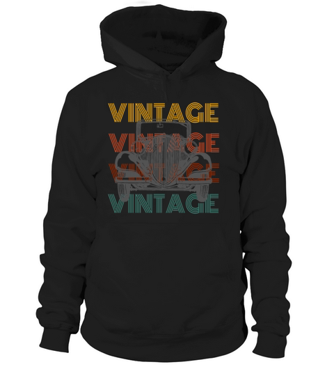 VINTAGE Car Hoodie Unisex