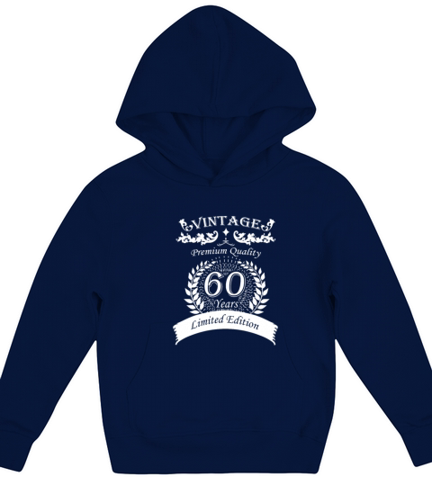 60th birthday vintage Kids Hoodie