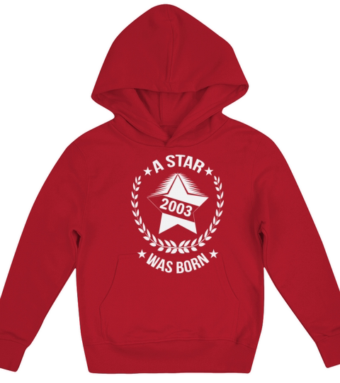 A star was born in 2003 Kids Hoodie