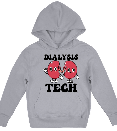 Dialysis Tech Retro Groovy Kids Hoodie