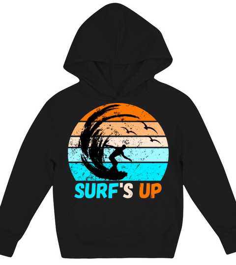Surfs up Kids Hoodie