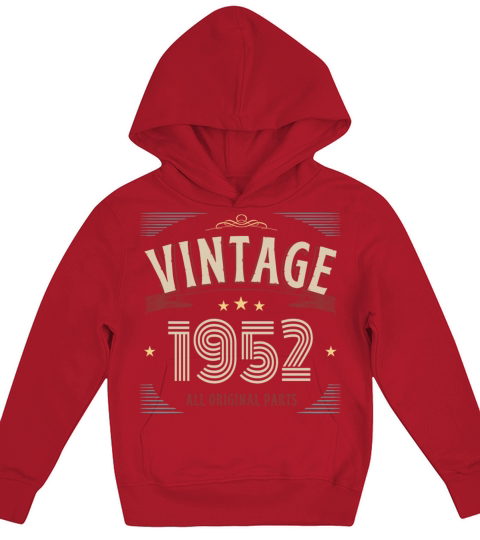 VINTAGE 1952 ALL ORIGINAL PARTS Kids Hoodie