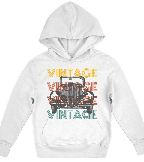 VINTAGE Car Kids Hoodie