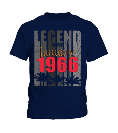 1966 January vintage birthday Kids T-Shirt