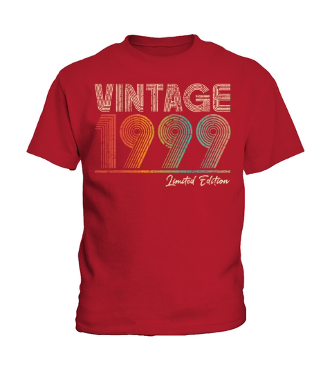 24 Years Old Vintage 1999 24th Birthday Gifts Kids T-Shirt