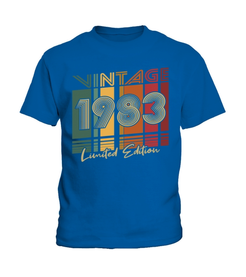 40th birthday vintage 1983 limited edition Kids T-Shirt