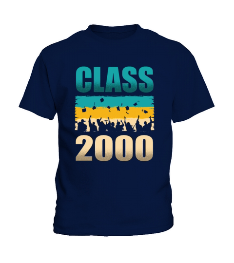 Class 2000 Decade 2000s Era Millenium Vintage Kids T-Shirt