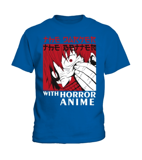 Creepy Demonic Face Horror Anime Fantasy Gothic Kids T-Shirt