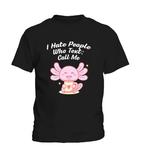 I Dont Like People Who Text Nerd Introvert Weird Kids T-Shirt