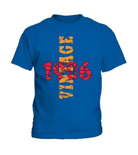 Retro Birthday Year Vintage 1986 Kids T-Shirt