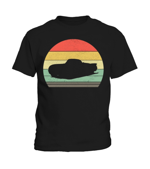 Retro Sportscar Car Vintage Sunset Musclecar Gift Kids T-Shirt