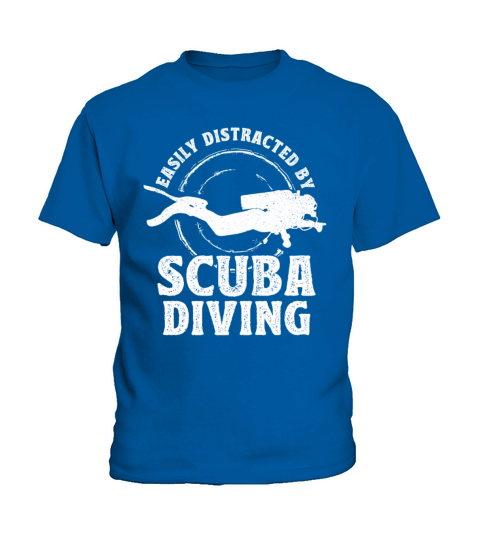 Scuba Diving Gift Underwater Lover Scuba Diver Kids T-Shirt