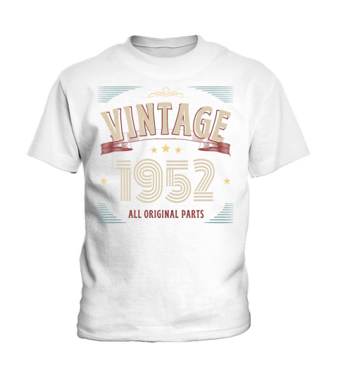 VINTAGE 1952 ALL ORIGINAL PARTS Kids T-Shirt