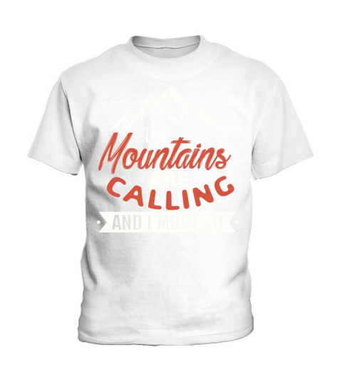 Vintage Mountains Climber Hiker Kids T-Shirt