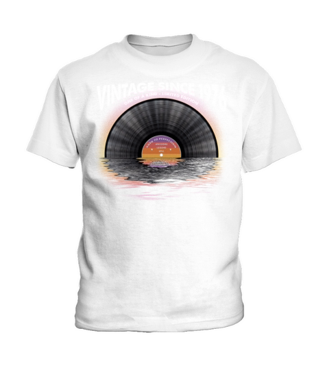 Vintage since 1976 Retro Disco Music Vintage Kids T-Shirt