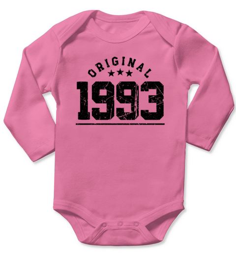 30 Years Vintage 1993 Retro 30th Birthday Long Sleeve Baby One-Piece