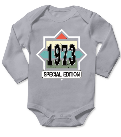 50th birthday vintage 1973 special edition Long Sleeve Baby One-Piece