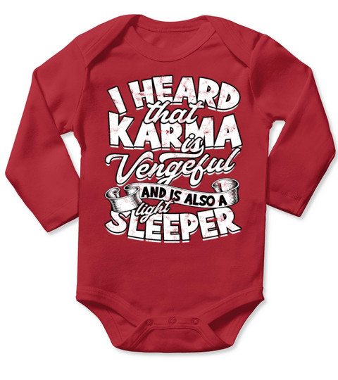 Karma Deadline Yoga Karma Buda spiritual Long Sleeve Baby One-Piece