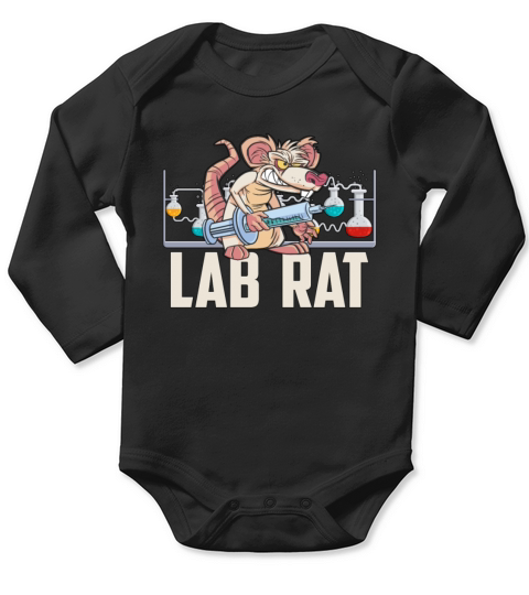 Lab Technician Lab Rat Science Clinical Laboratory Long Sleeve Baby One-Piece