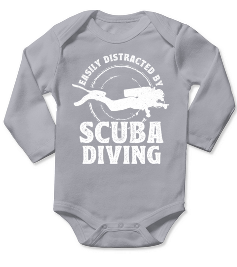 Scuba Diving Gift Underwater Lover Scuba Diver Long Sleeve Baby One-Piece