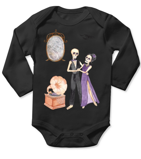 valentine day heart lovers couples date halloween Long Sleeve Baby One-Piece