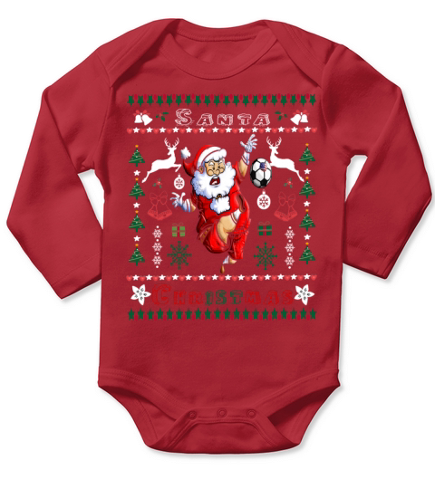 Win for Vin the baseball santa Long Sleeve Baby One-Piece