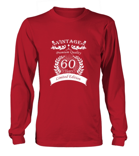60th birthday vintage Long sleeved Unisex
