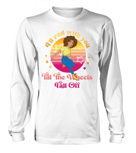 Cool Roller Skating Skate Girl Long sleeved Unisex