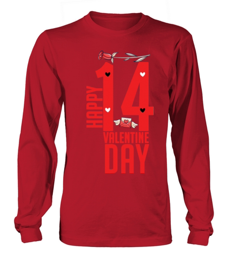Happy valentines day funny gift valentin day Long sleeved Unisex