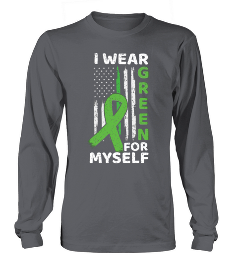 I Wear Green Kidney Disease Awareness Month Long sleeved Unisex