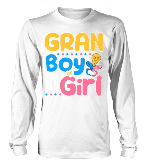 Pink or Blue Gran Loves You Best Grandma Ever Long sleeved Unisex