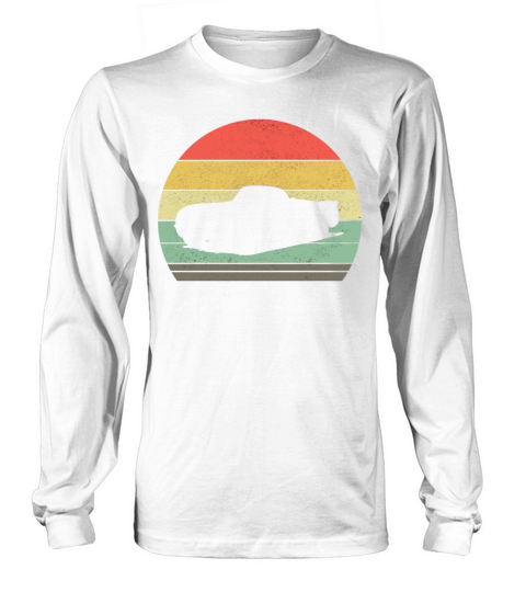 Retro Sportscar Car Vintage Sunset Musclecar Gift Long sleeved Unisex