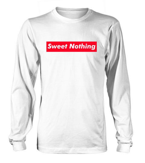 Sweet Nothing Red Box Text Gift Music Fan Lover Long sleeved Unisex