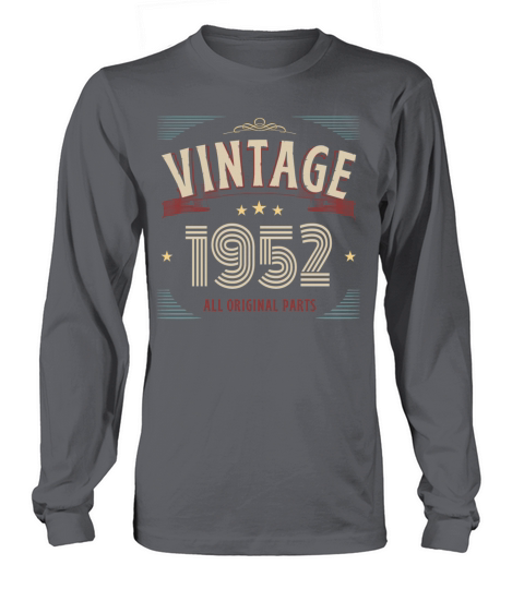 VINTAGE 1952 ALL ORIGINAL PARTS Long sleeved Unisex