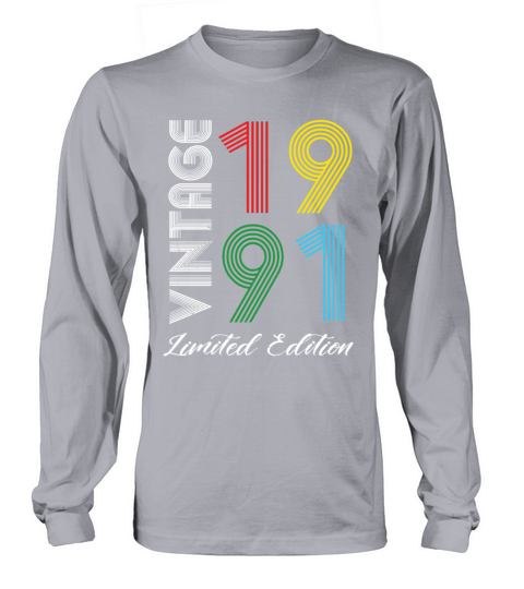 Vintage 1991 Vintage Birthday Retro Vintage Long sleeved Unisex