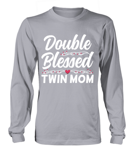 Womens Twin Mama Twin Mom to Be Pregnancy Long sleeved Unisex