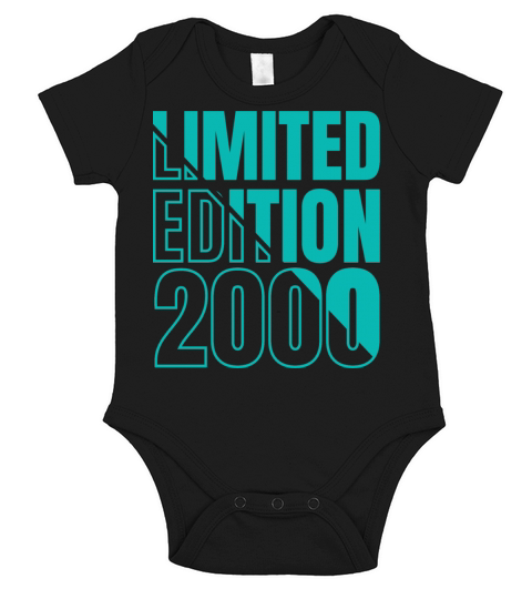 2000 Limited Edition Birthday Short Sleeve Baby One-Piece