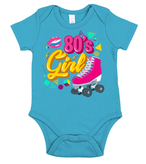 80s party theme party outfit costume vintage retro Short Sleeve Baby One-Piece