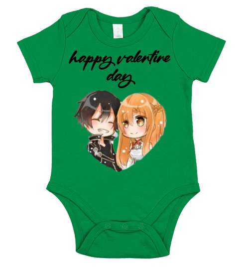 Anime designs for valentine109 Short Sleeve Baby One-Piece