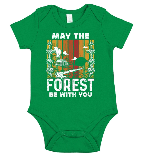 Bushcraft - May The Forest Be With You Short Sleeve Baby One-Piece