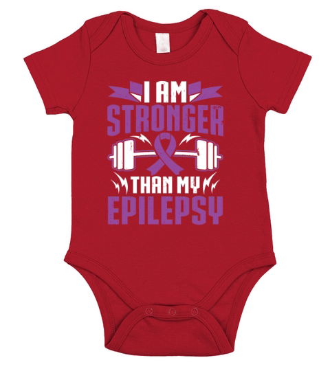 Epilepsy Purple Ribbon Epileptic Epilepsy Short Sleeve Baby One-Piece