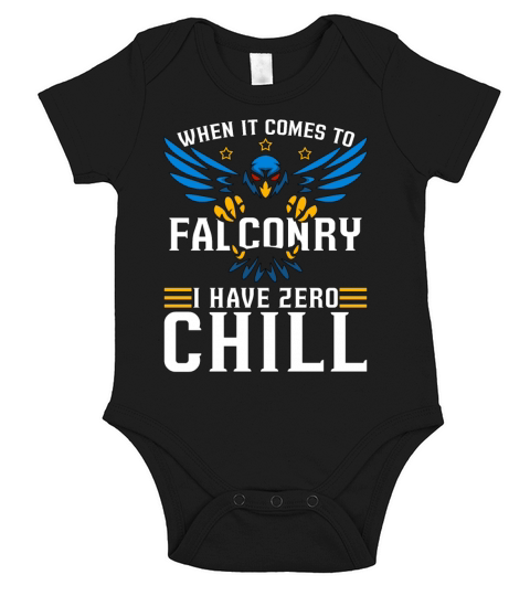 Falconry When It Comes Bird Hunting Sport Falconer Short Sleeve Baby One-Piece