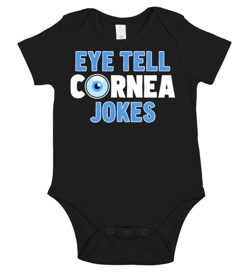 Funny Ophthalmologist Eye Tell Cornea Jokes Short Sleeve Baby One-Piece