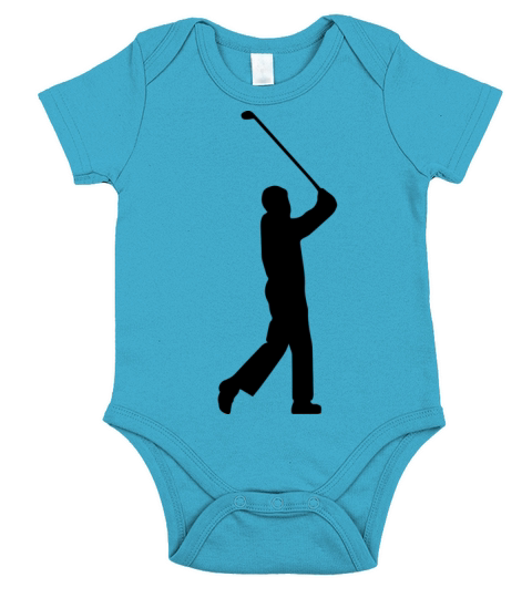 golf golfer golfen spielen player ball sports6 Short Sleeve Baby One-Piece