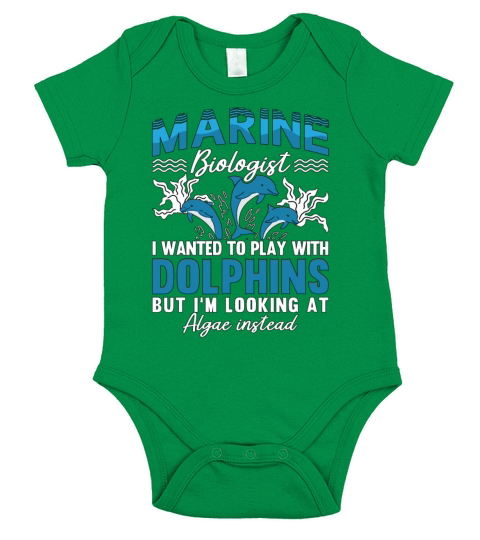 Marine Biologist I Wanted To Play Marine Science Short Sleeve Baby One-Piece