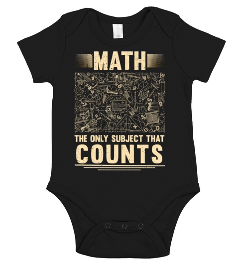 Math Humor Funny Mathematician Joke Short Sleeve Baby One-Piece