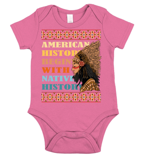 Native American Heritage Month Short Sleeve Baby One-Piece