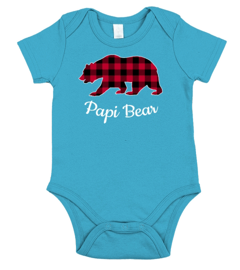 Papi Bear Short Sleeve Baby One-Piece