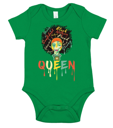 Proud Black Girl Pride Black History Month Short Sleeve Baby One-Piece