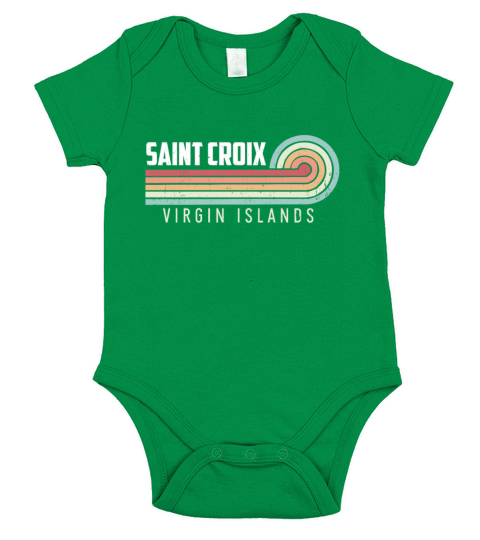 Saint Croix National Park Vintage Short Sleeve Baby One-Piece